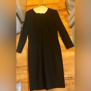 Jcrew black pencil dress size 10